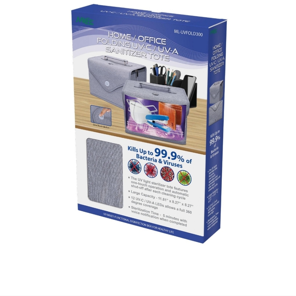 NIB Milife Home Office Folding Sanitizer Tote